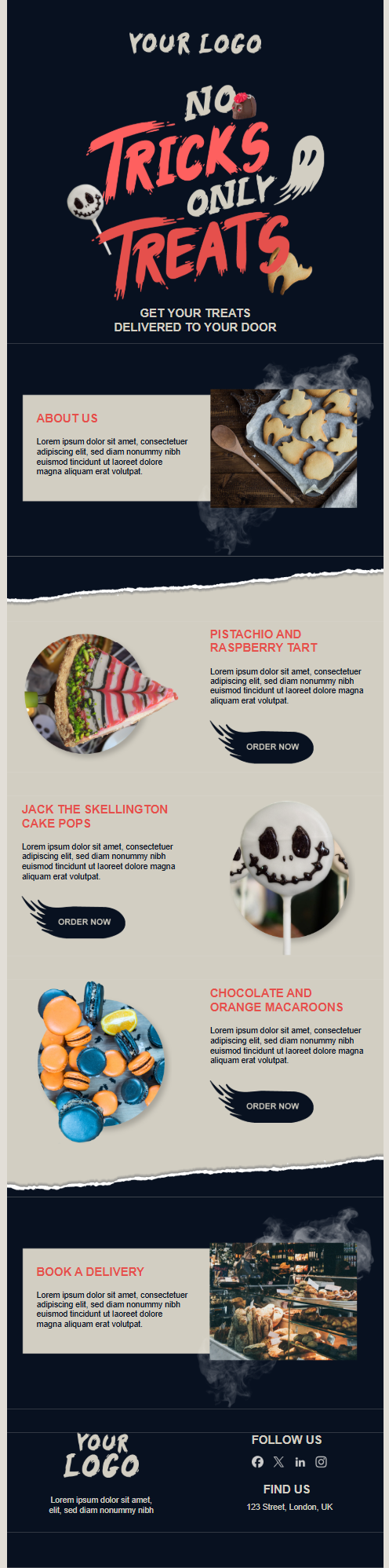 Retail launch email template preview